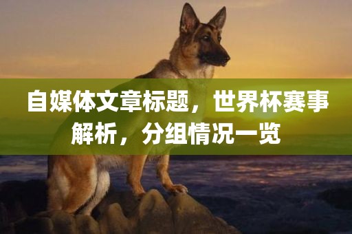 自媒体文章标题，世界杯赛事解析，分组情况一览