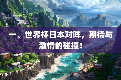 一、世界杯日本对阵，期待与激情的碰撞！