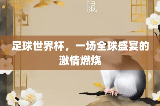足球世界杯，一场全球盛宴的激情燃烧眉山市正发家政服务有限公司