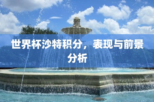 世界杯沙特积分，表现与前景分析
