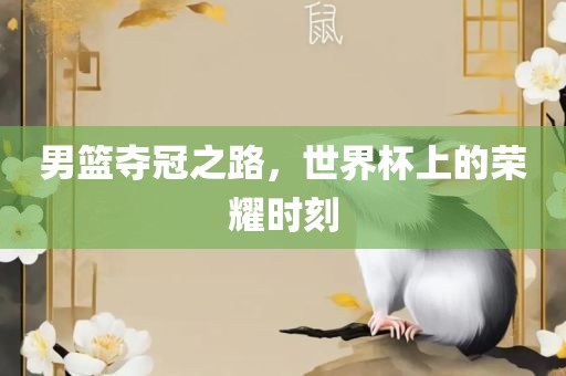男篮夺冠之路，世界杯上的荣耀时刻眉山市正发家政服务有限公司