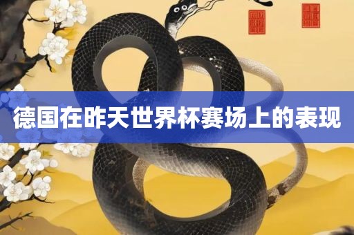 德国在昨天世界杯赛场上的表现
