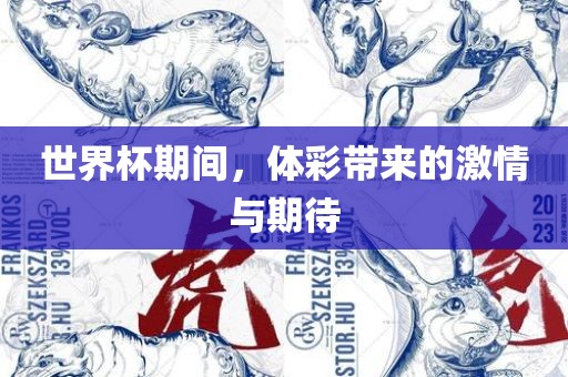 世界杯期间，体彩带来的激情与期待