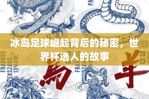冰岛足球崛起背后的秘密，世界杯选人的故事