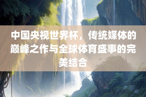 中国央视世界杯，传统媒体的巅峰之作与全球体育盛事的完美结合