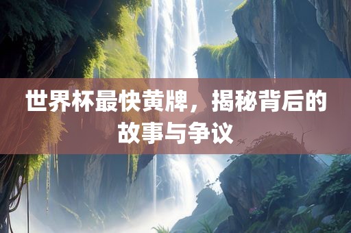 世界杯最快黄牌，揭秘背后的故事与争议