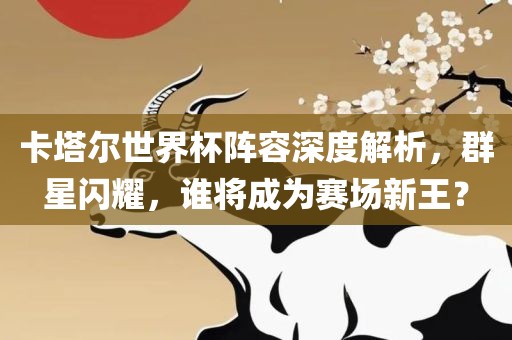 卡塔尔世界杯阵容深度解析，群星闪耀，谁将成为赛场新王？