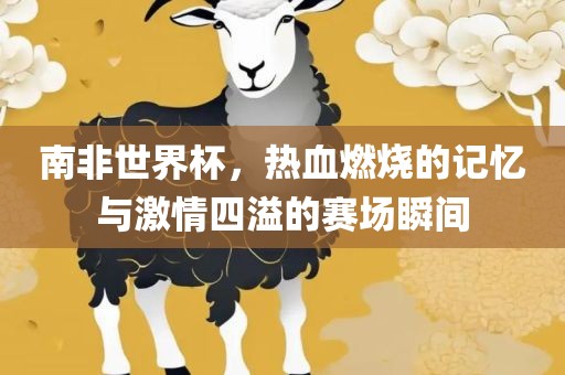 南非世界杯，热血燃烧的记忆与激情四溢的赛场瞬间