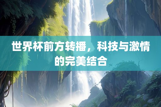 世界杯前方转播，科技与激情的完美结合