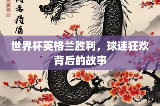 世界杯英格兰胜利，球迷狂欢背后的故事