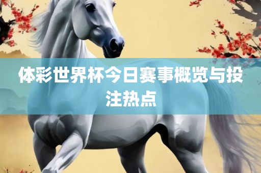 体彩世界杯今日赛事概览与投注热点