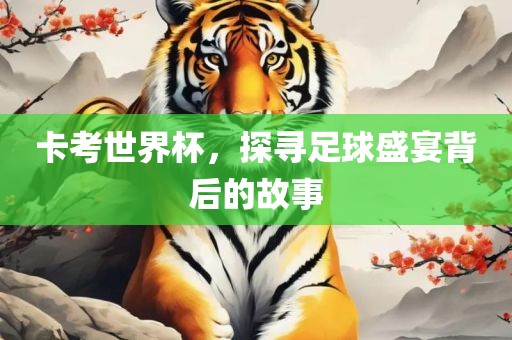 卡考世界杯，探寻足球盛宴背后的故事眉山市正发家政服务有限公司