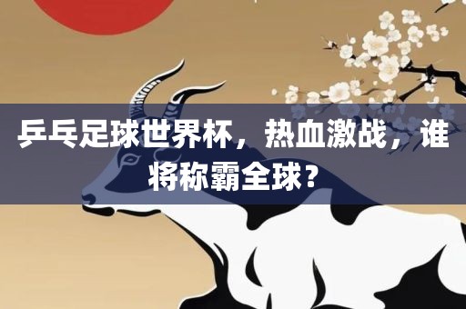 乒乓足球世界杯，热血激战，谁将称霸全球？