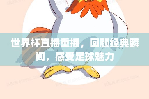 世界杯直播重播，回顾经典瞬间，感受足球魅力