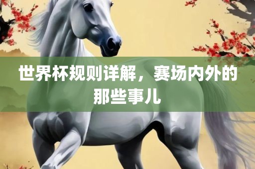 世界杯规则详解，赛场内外的那些事儿