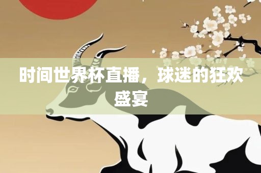 时间世界杯直播，球迷的狂欢盛宴