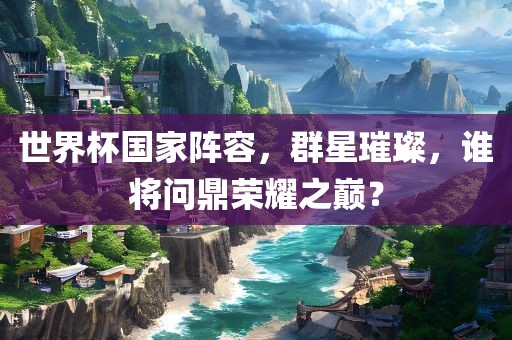 世界杯国家阵容，群星璀璨，谁将问鼎荣耀之巅？